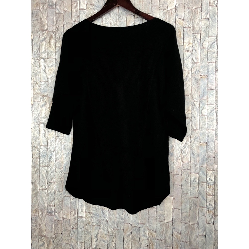 Ann taylor factory black waffle oversized … - Picture 2 of 5